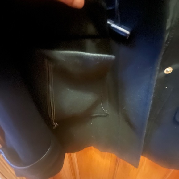 Black Toggle Coat - Picture 2 of 3